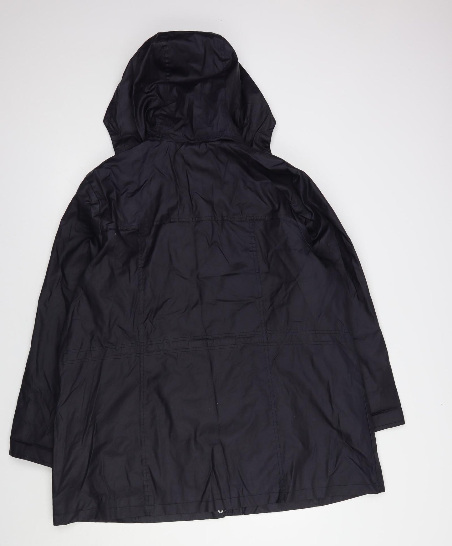 Arcadia Womens Blue   Parka Jacket Size 24  Zip - Coated