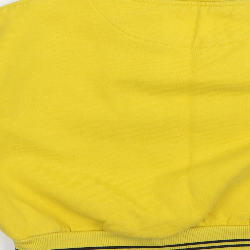Marks and Spencer Girls Yellow  Cotton Pullover Sweatshirt Size 7-8 Years  Pullover - Harry Potter
