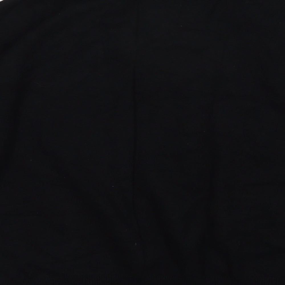 F&F Womens Black Crew Neck  Viscose Pullover Jumper Size 14   - Stars