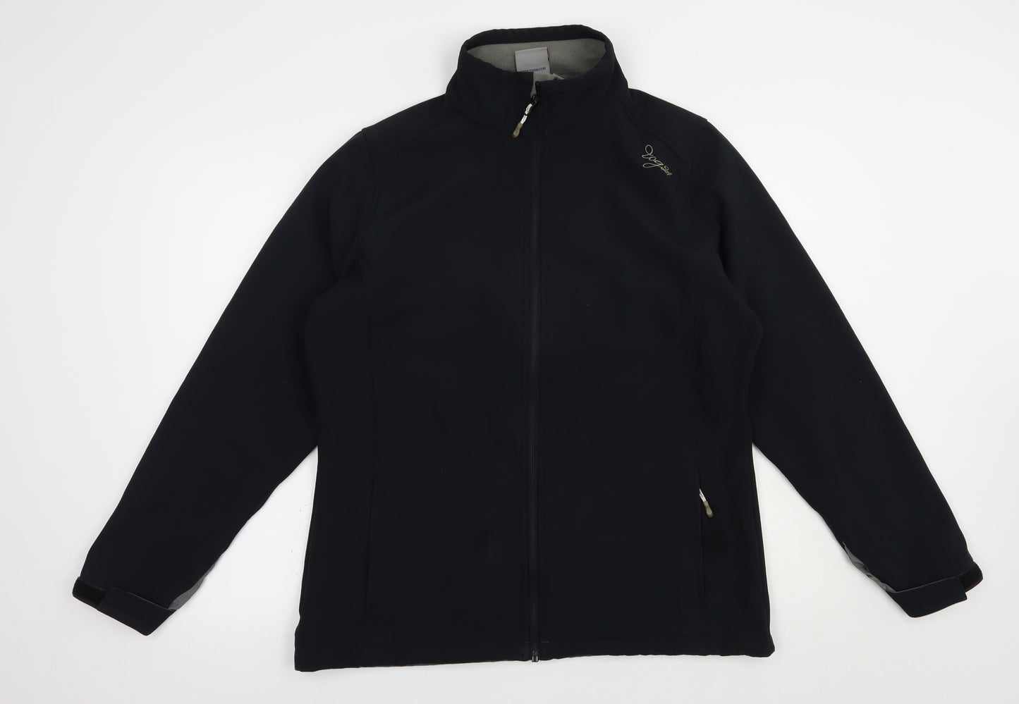 TOG 24 Womens Black   Windbreaker Jacket Size 14  Zip