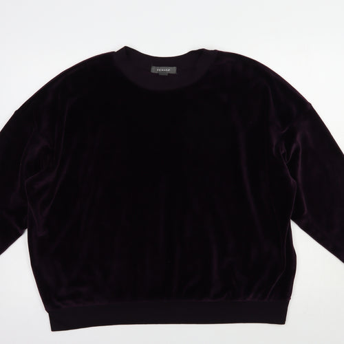 Primark Womens Purple  Polyester Pullover Sweatshirt Size 14  Pullover