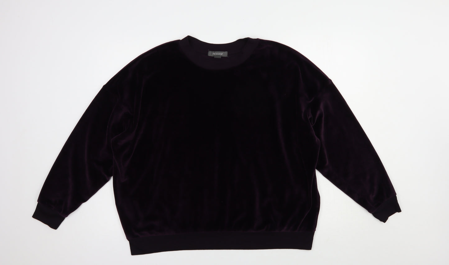 Primark Womens Purple  Polyester Pullover Sweatshirt Size 14  Pullover