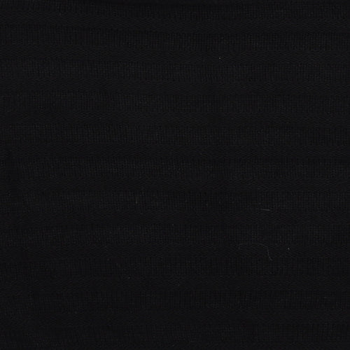 Pep & Co Womens Black Crew Neck  Acrylic Pullover Jumper Size 18