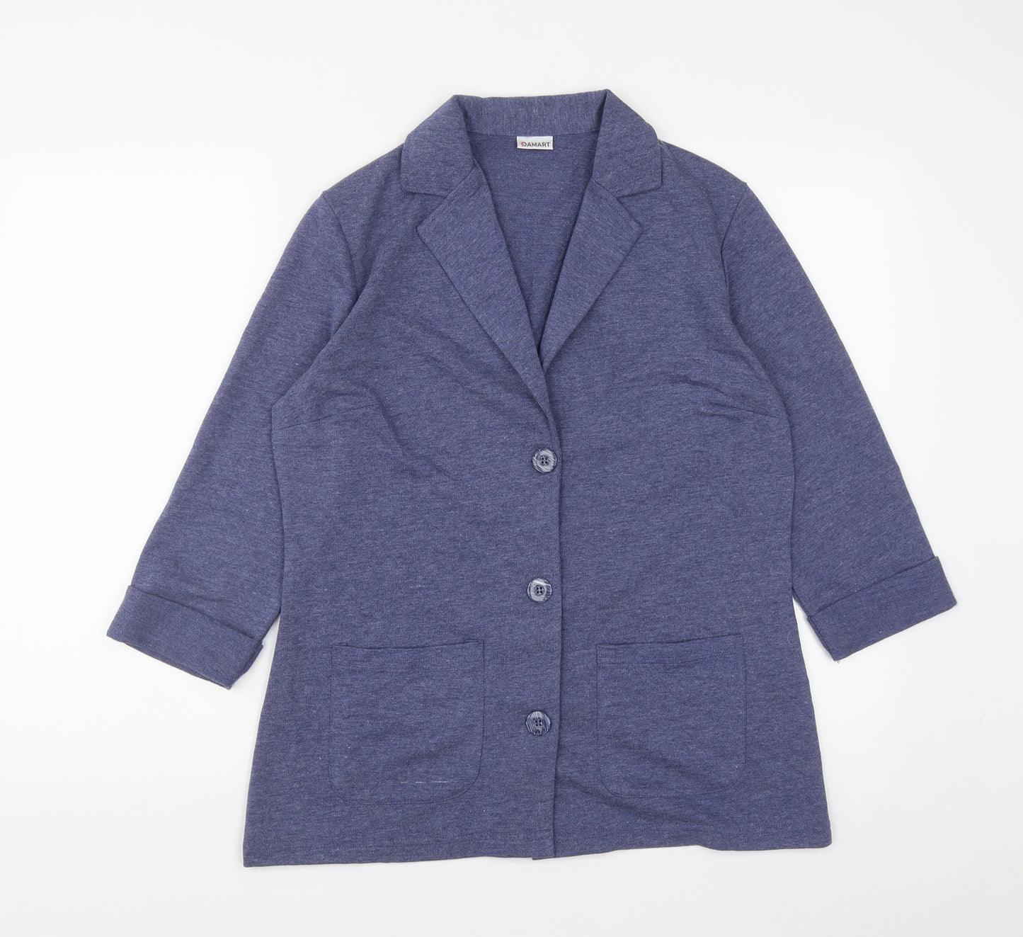 Damart Womens Blue   Jacket  Size S  Button