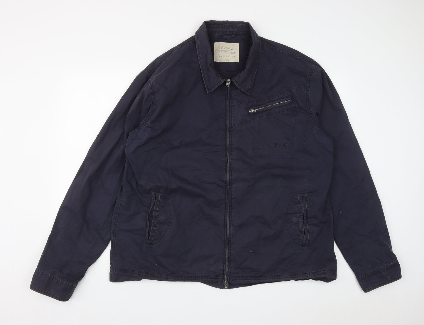 NEXT Mens Blue   Jacket  Size 2XL  Zip