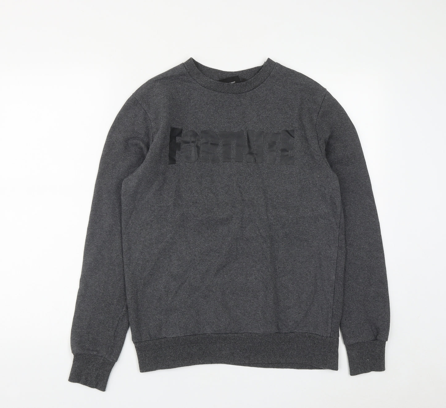 Priamrk Mens Grey  Polyester Pullover Sweatshirt Size S   - FORTNITE