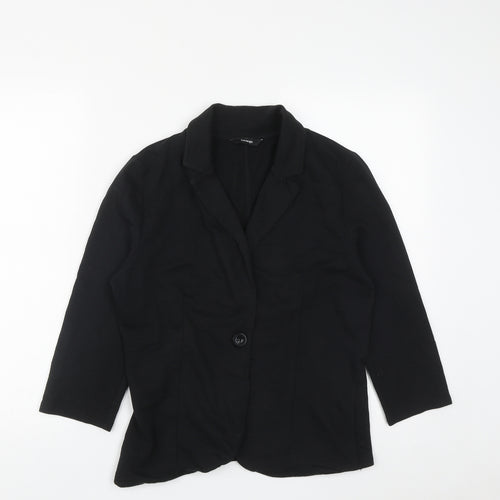 George Womens Black   Jacket  Size S  Button