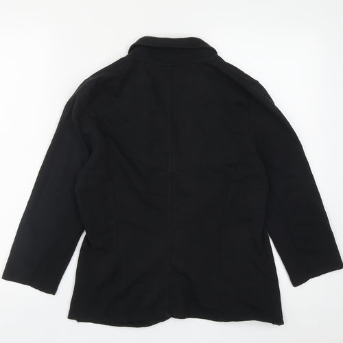 George Womens Black   Jacket  Size S  Button