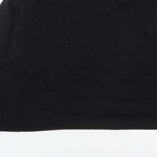 Atmosphere Womens Black  Cotton Pullover Sweatshirt Size 6   - London/Milan