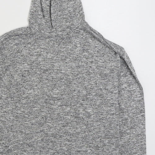 Matalan Girls Grey  Polyester Pullover Hoodie Size 11 Years  Pullover