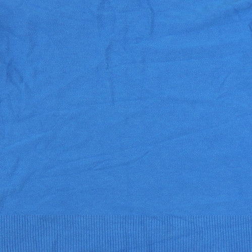 River Island Womens Blue Round Neck  Viscose Pullover Jumper Size S