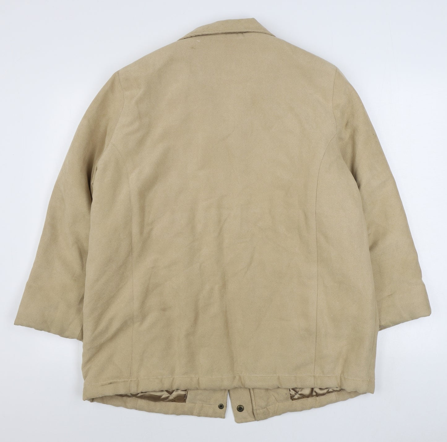 Berkertex Womens Beige   Jacket  Size 14  Zip