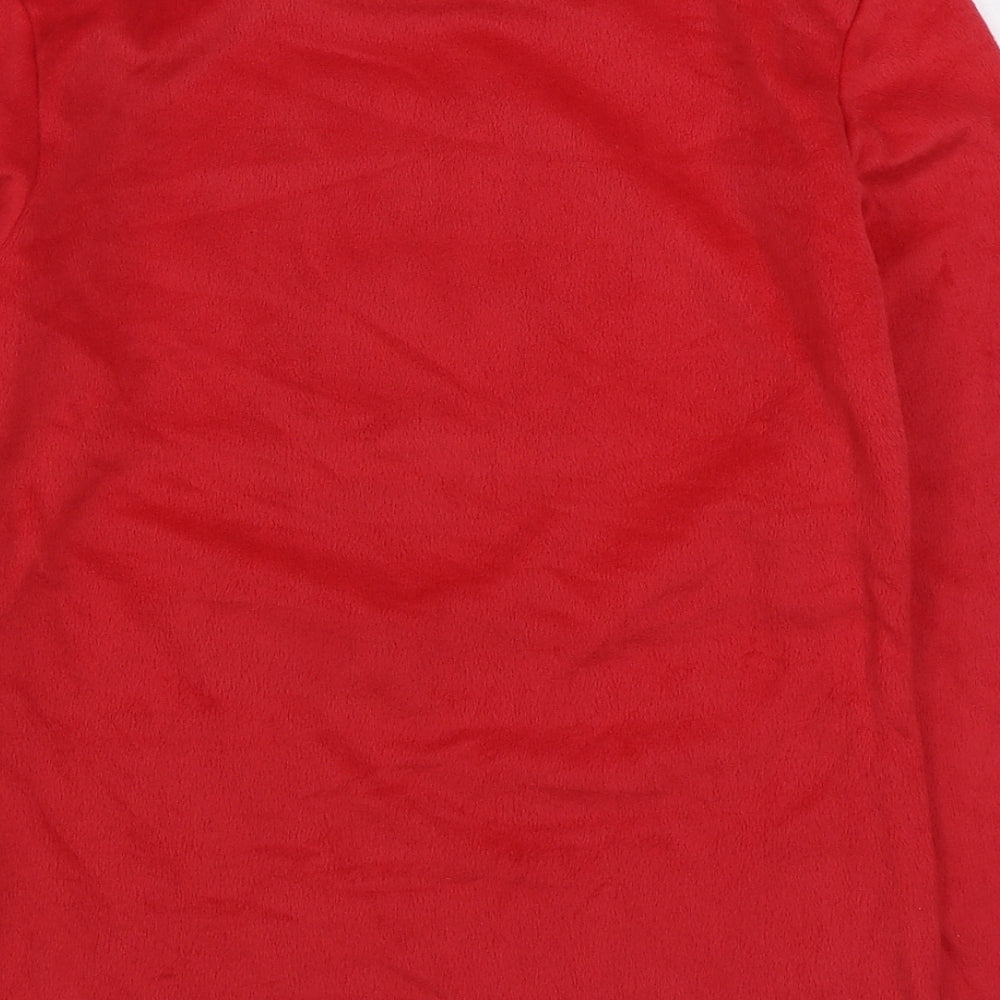 Primark Womens Red Solid Polyester Top Pyjama Top Size XS