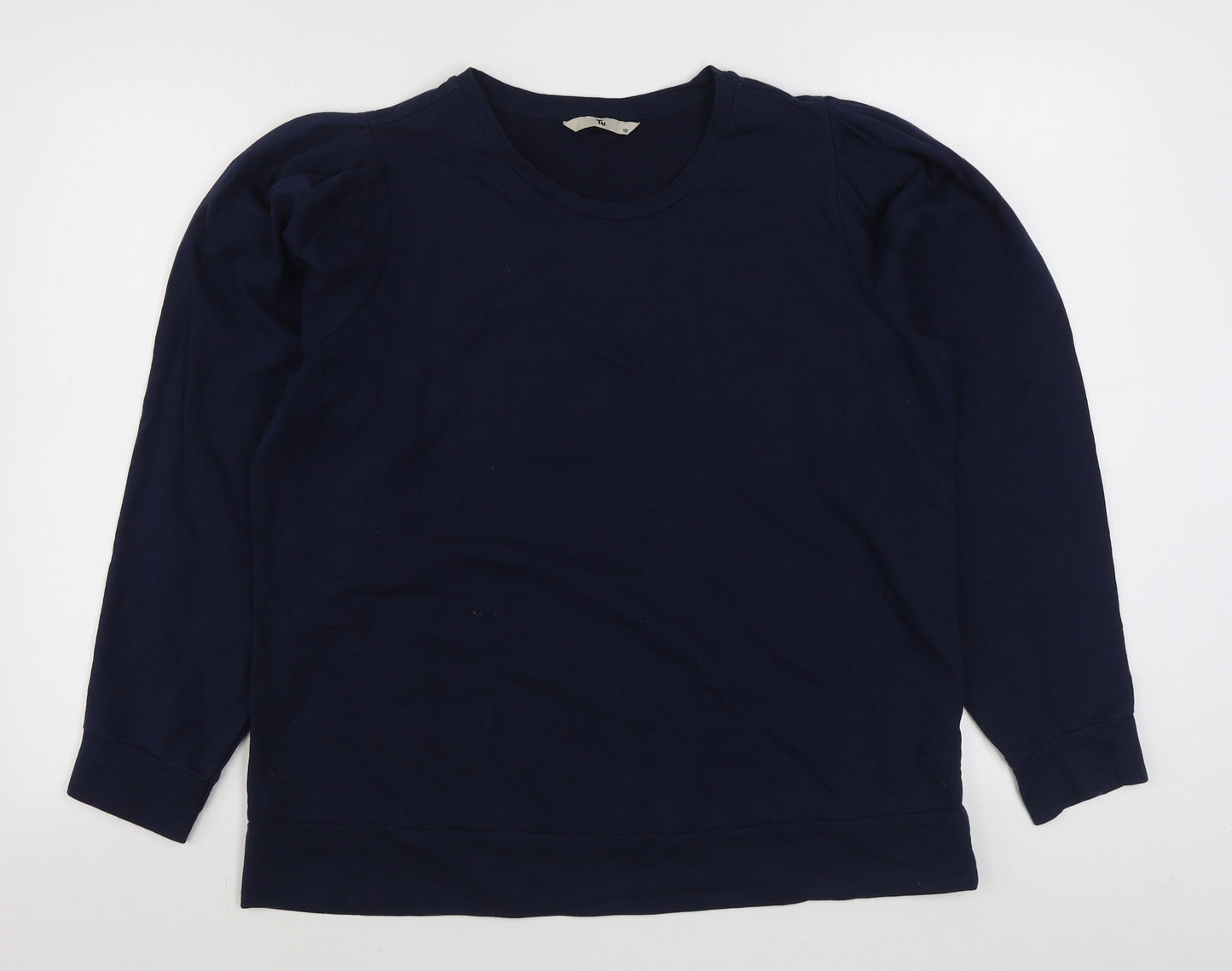 TU Womens Blue  100% Cotton Pullover Sweatshirt Size 18  Pullover