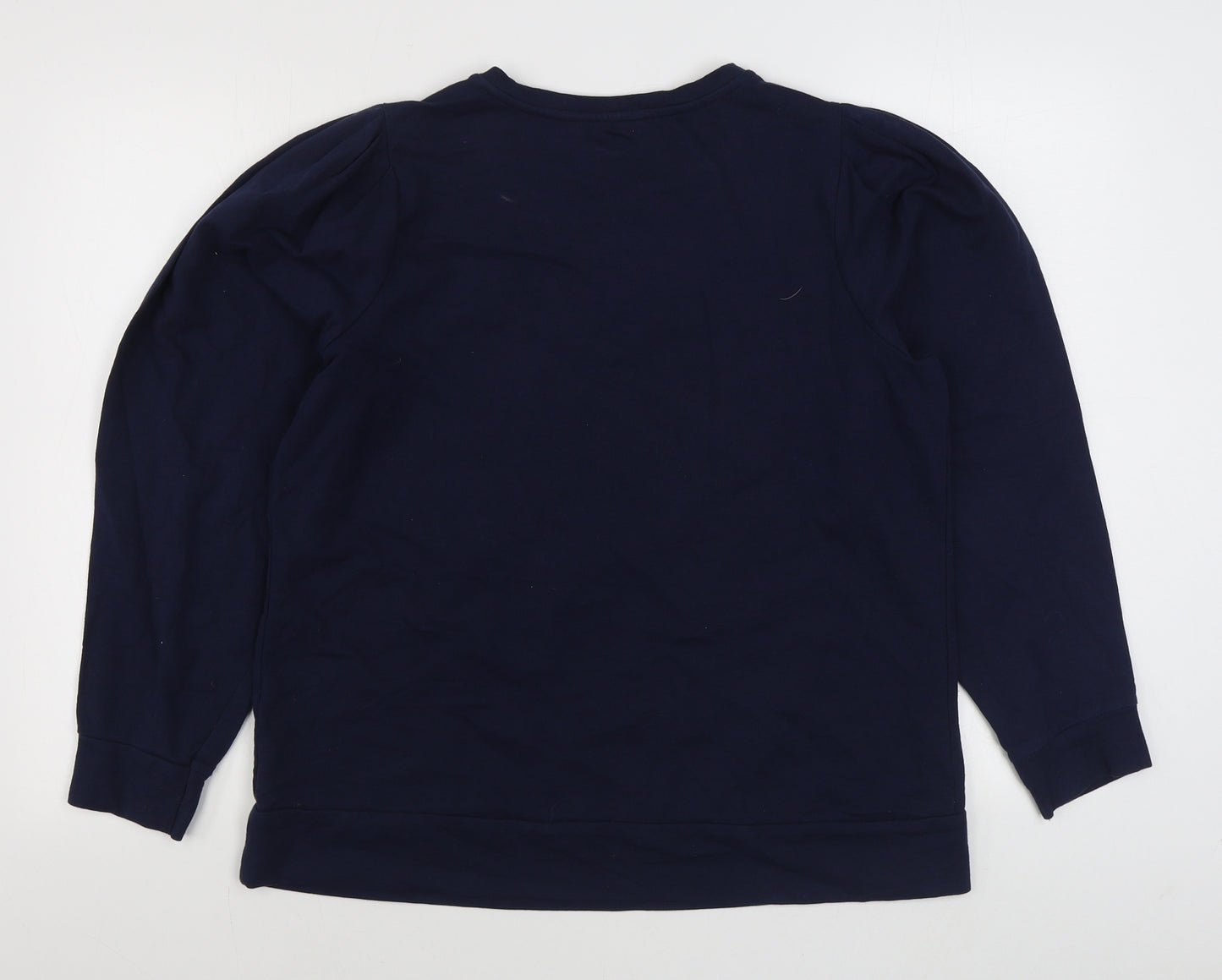 TU Womens Blue  100% Cotton Pullover Sweatshirt Size 18  Pullover