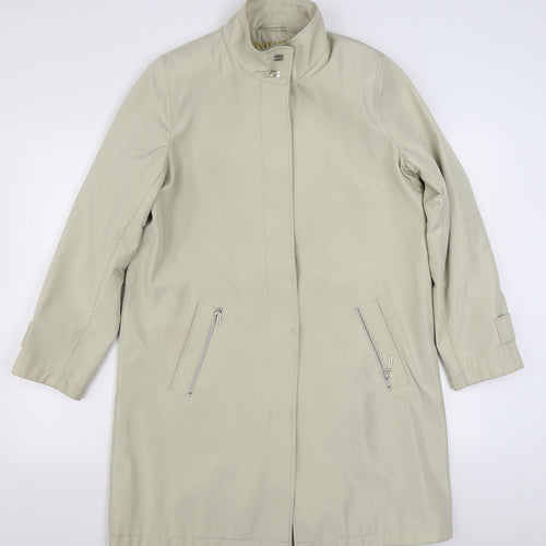 David Barry Womens Beige   Jacket  Size 10  Button