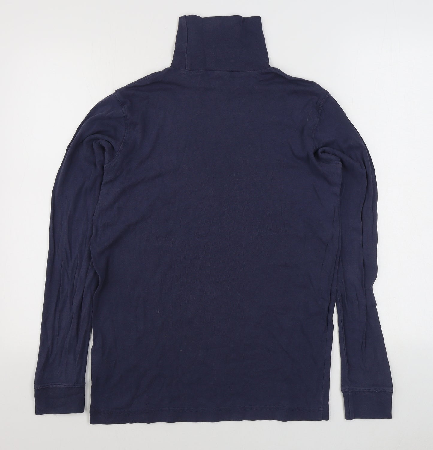 Cotton Traders Mens Blue  Cotton Pullover Sweatshirt Size M