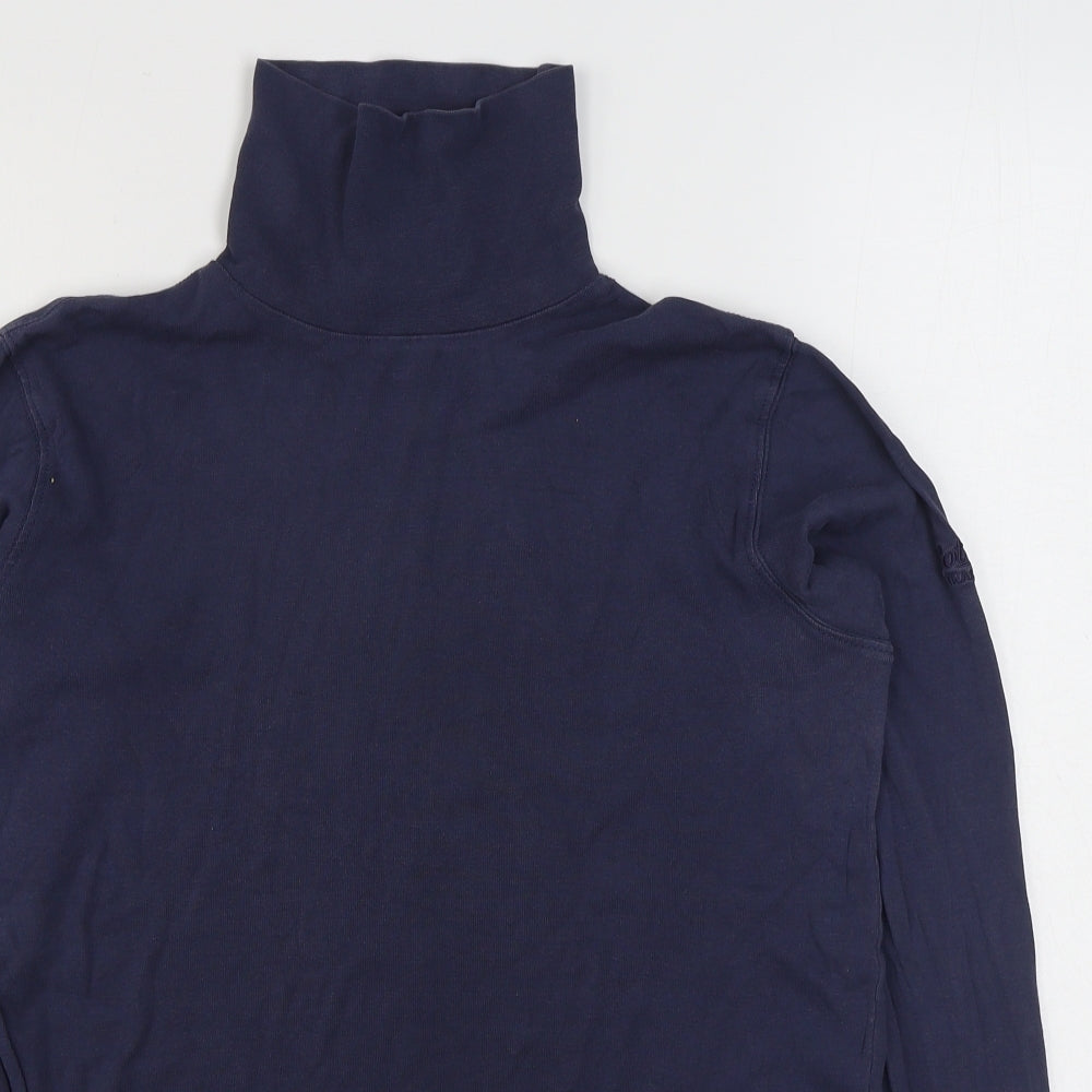 Cotton Traders Mens Blue  Cotton Pullover Sweatshirt Size M