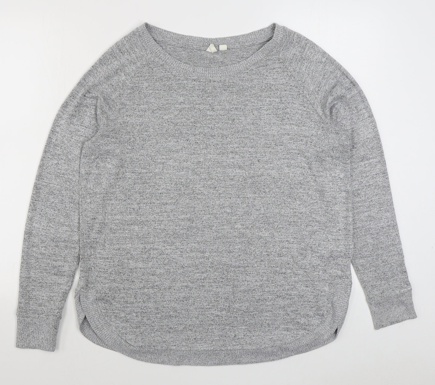 H&M Womens Grey  Polyester Pullover Sweatshirt Size M  Pullover