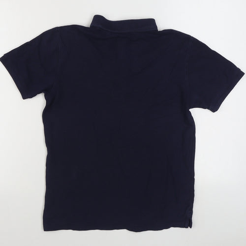 Dunnes Stores Mens Blue  Cotton  Polo Size XS Collared Pullover