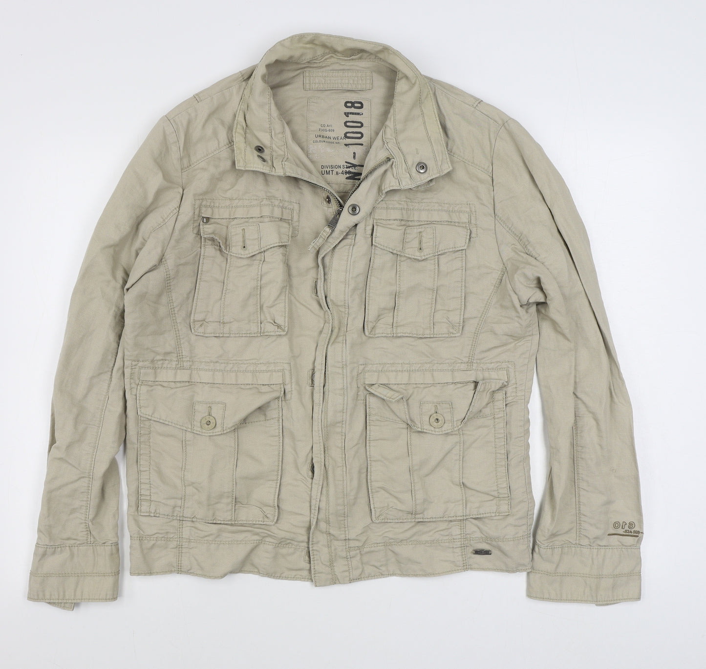 Urban wear  Mens Beige   Jacket  Size M  Zip