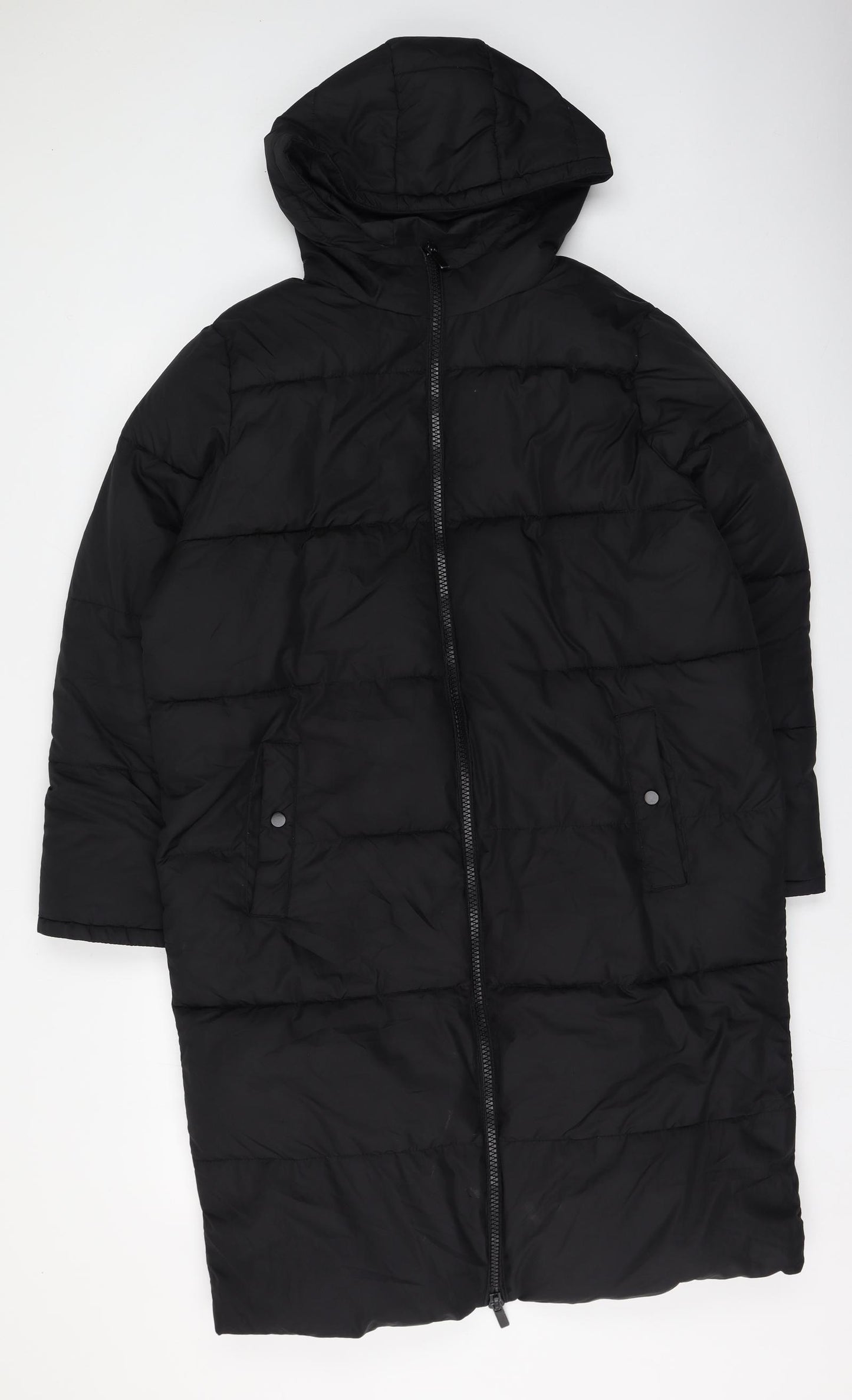 New Look Womens Black   Puffer Jacket Coat Size 12