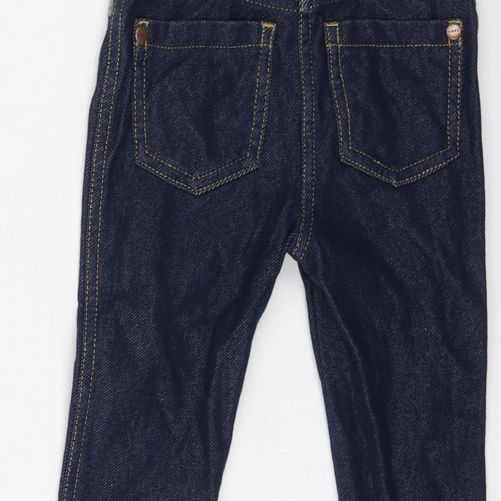 F&F Girls Blue  Cotton Jogger Jeans Size 24 Months
