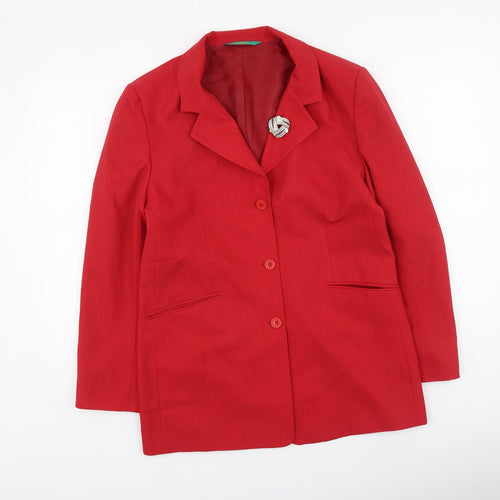 canda Womens Red   Jacket  Size 12