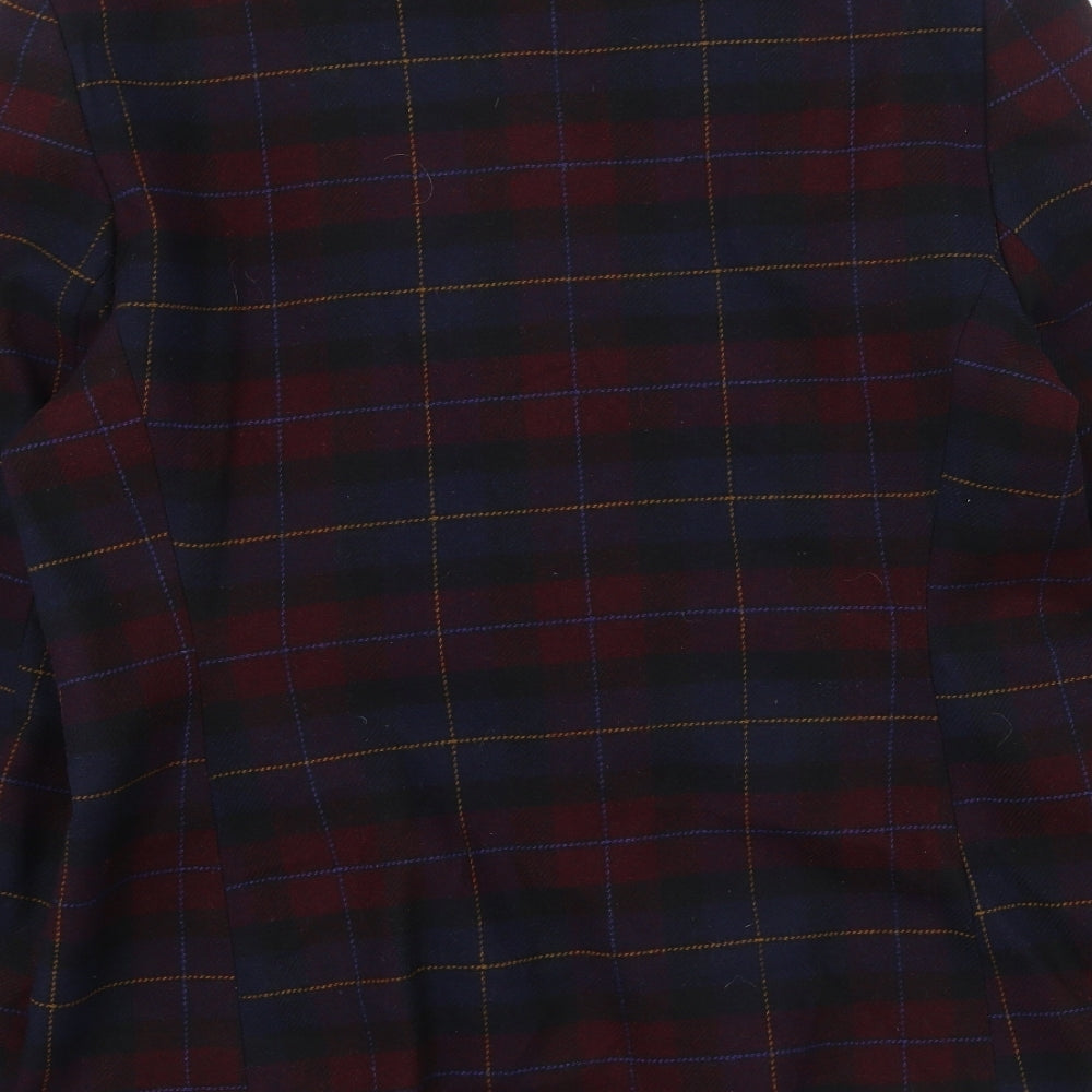 OPUS Womens Multicoloured Plaid  Jacket  Size 14