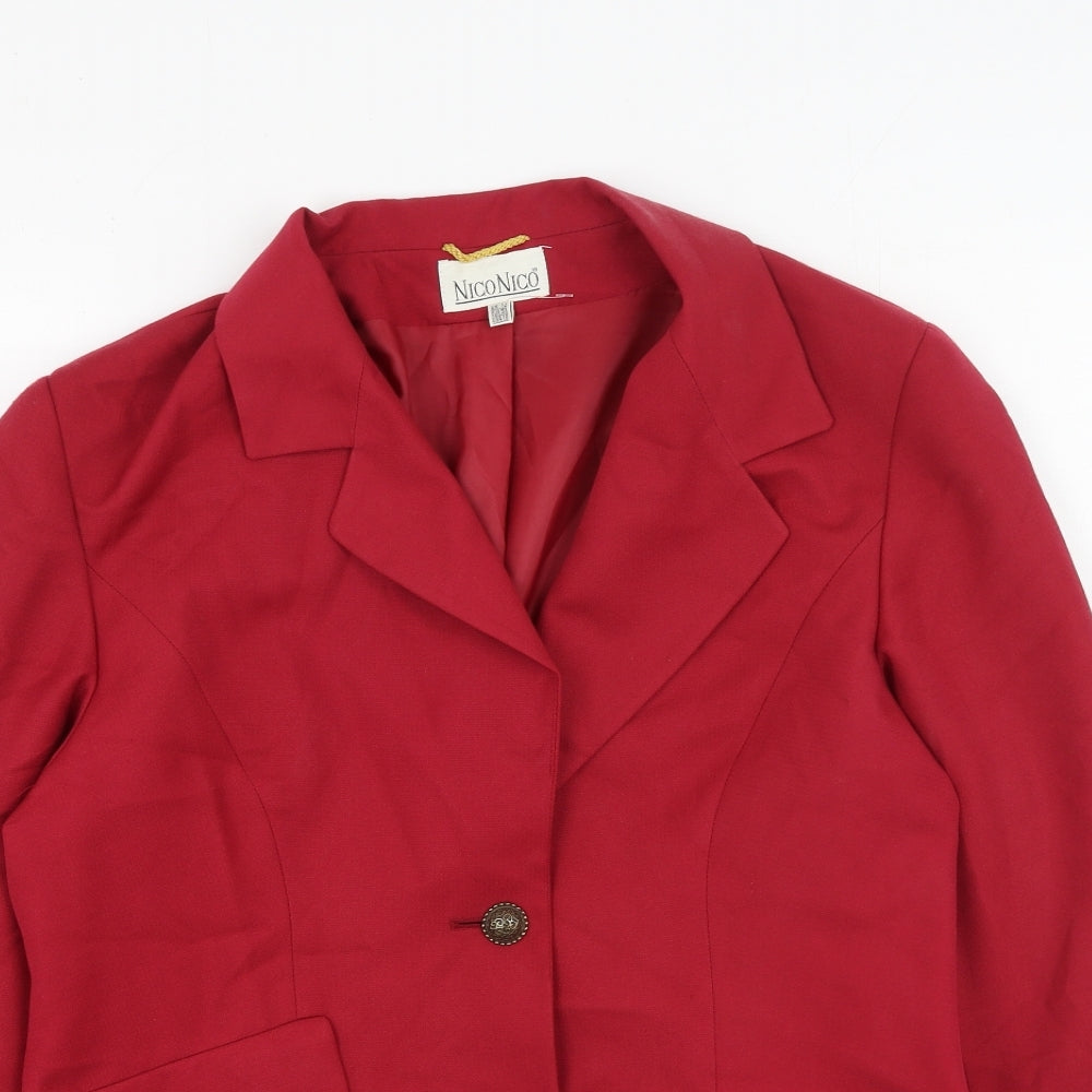 niconico Womens Red   Jacket  Size 12