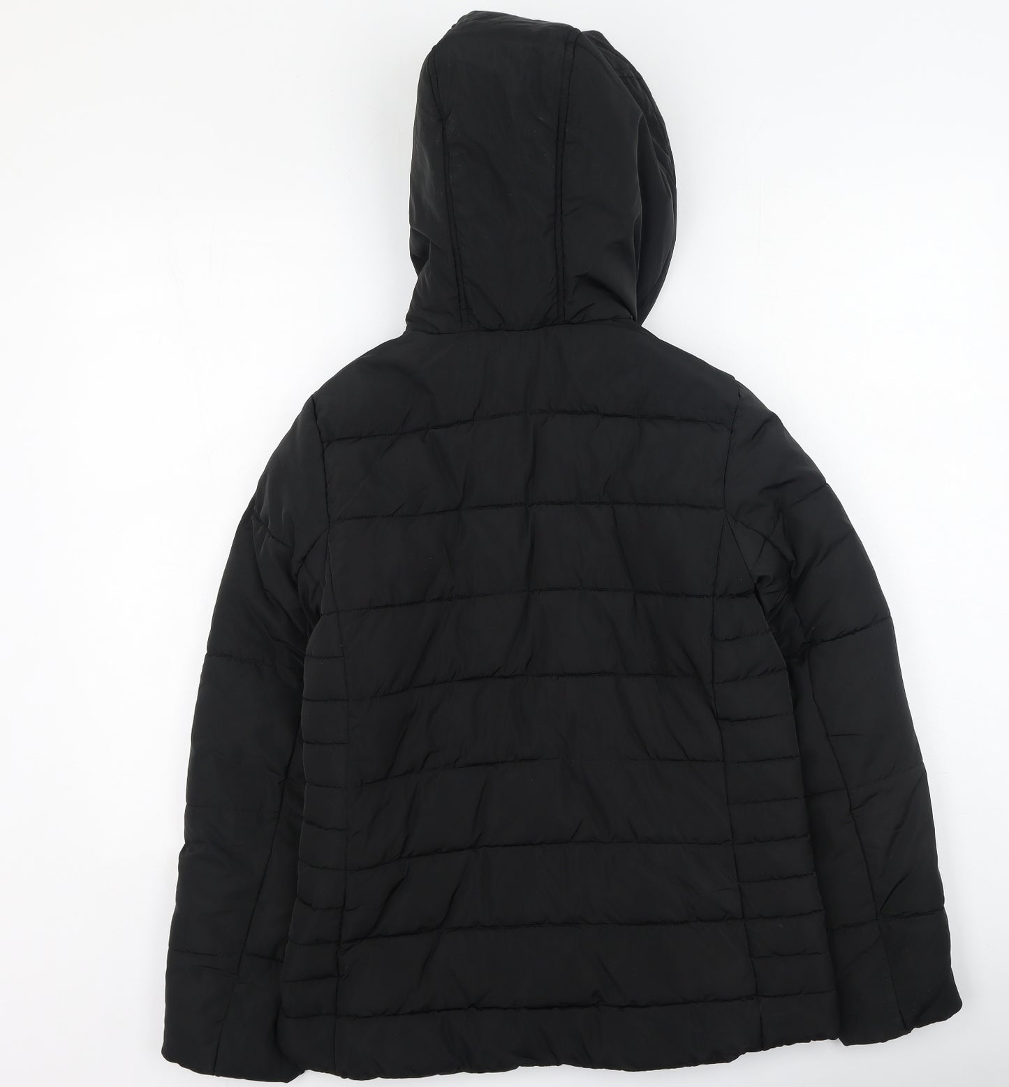 Dorothy Perkins Womens Black   Puffer Jacket Coat Size 8