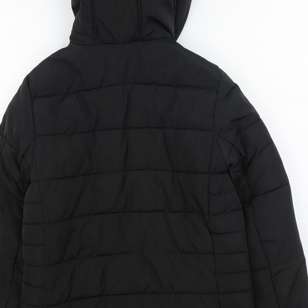 Dorothy Perkins Womens Black   Puffer Jacket Coat Size 8