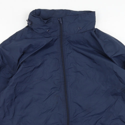 Result Mens Blue   Rain Coat Coat Size S
