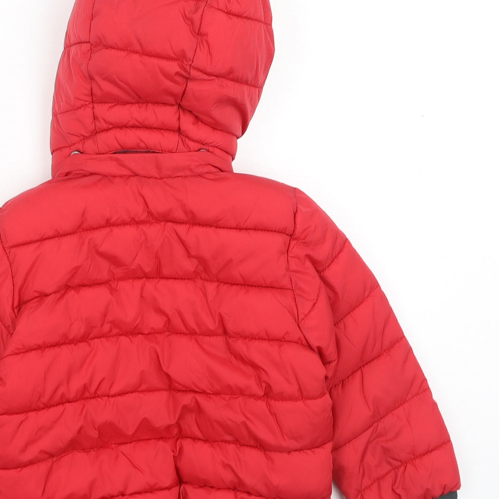 Zara Baby Red   Puffer Jacket Coat Size 18-24 Months