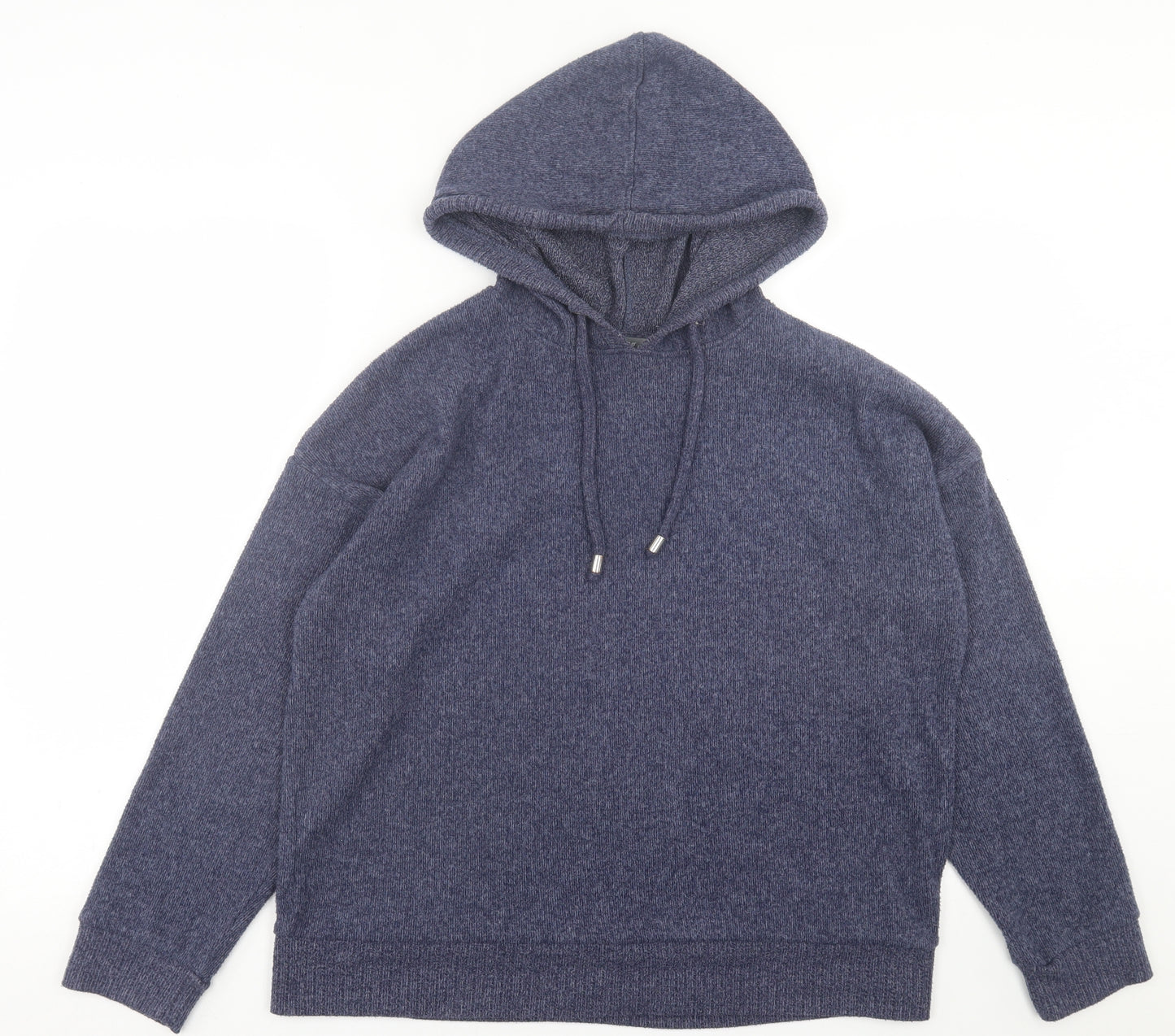 Nutmeg Womens Blue  Polyester Pullover Hoodie Size 12  Pullover