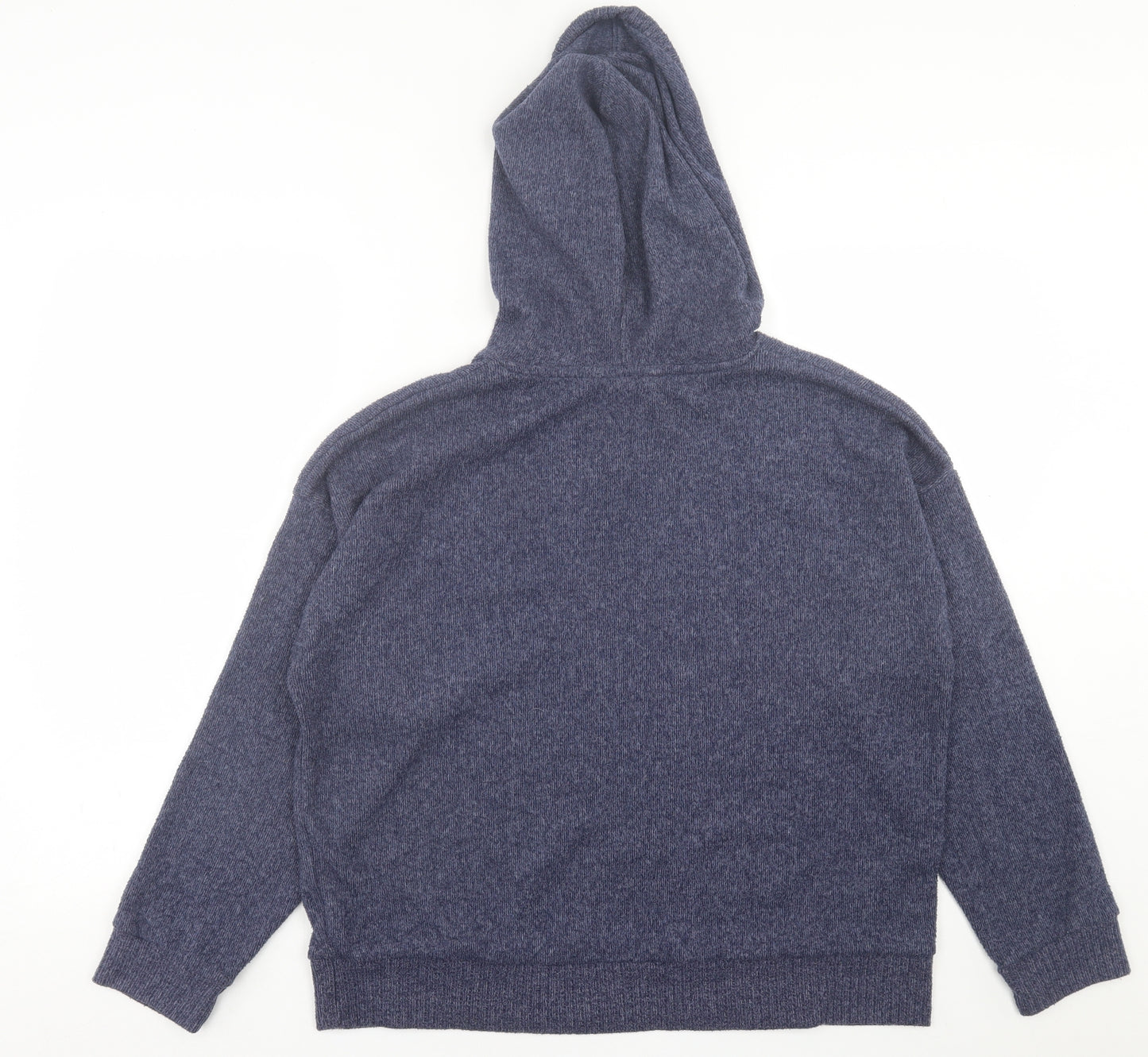 Nutmeg Womens Blue  Polyester Pullover Hoodie Size 12  Pullover