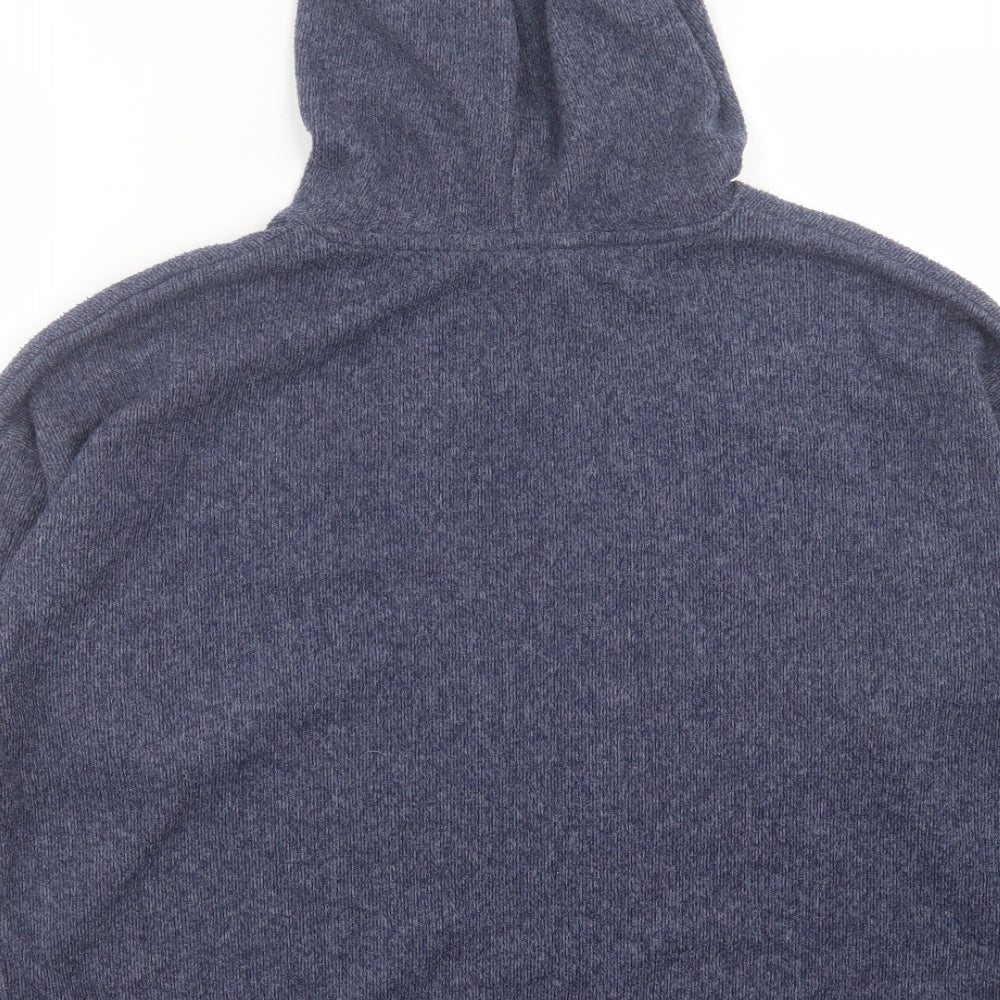 Nutmeg Womens Blue  Polyester Pullover Hoodie Size 12  Pullover