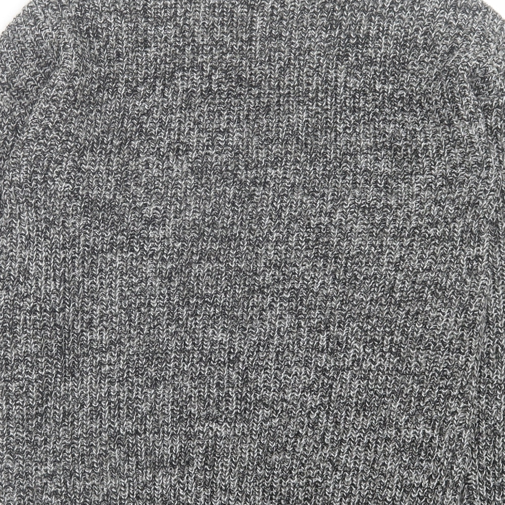 pep&co Womens Grey High Neck  Acrylic Pullover Jumper Size 12