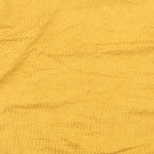 Paramour Womens Yellow Crew Neck  Viscose Pullover Jumper Size L