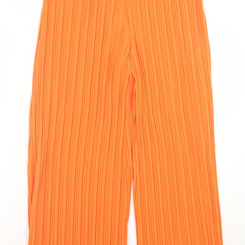 SheIn Womens Orange  Polyester Trousers  Size L L28 in Regular
