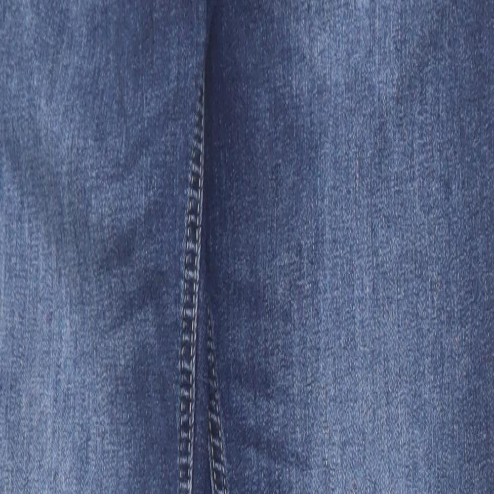 Mish Mash Mens Blue  Cotton Straight Jeans Size 30 in L32 in Regular Button