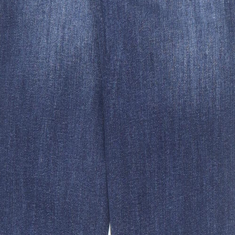 Mish Mash Mens Blue  Cotton Straight Jeans Size 30 in L32 in Regular Button