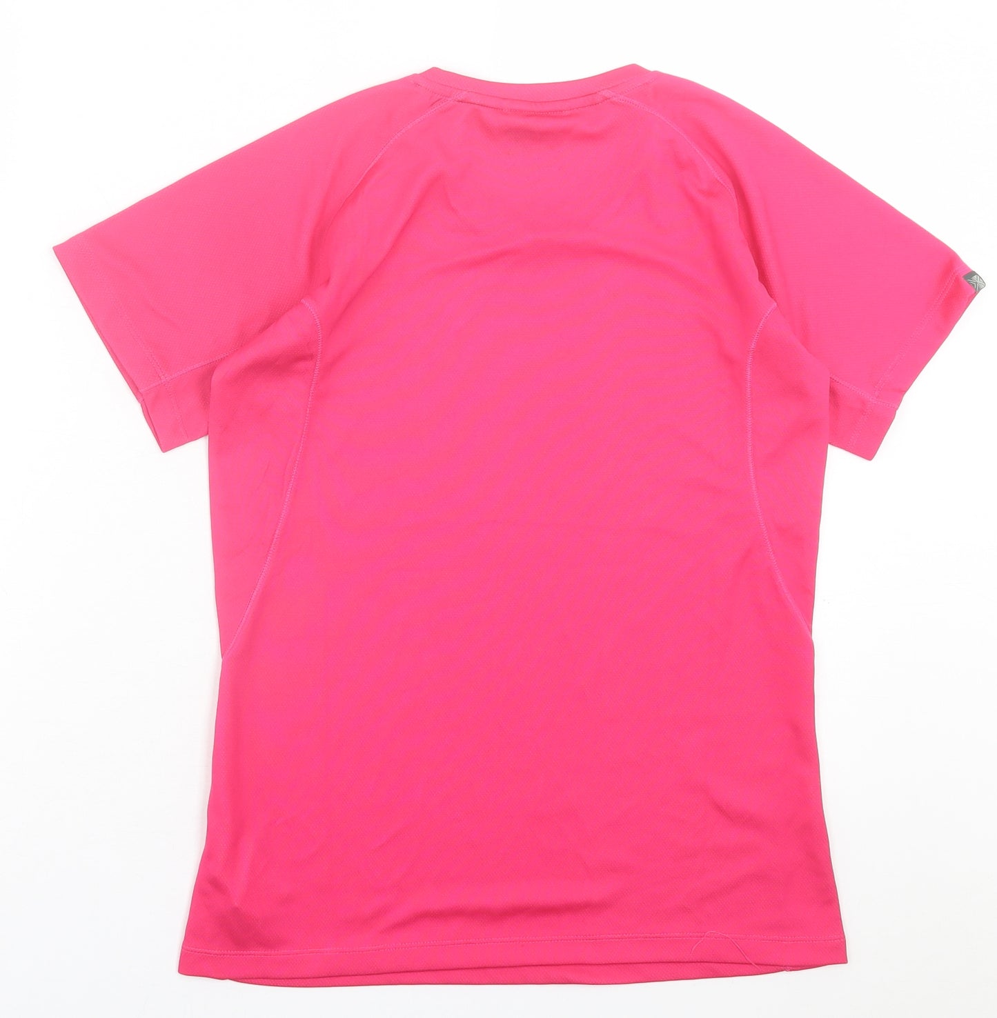 Karrimor Womens Pink  Polyester Basic T-Shirt Size 12 V-Neck Pullover
