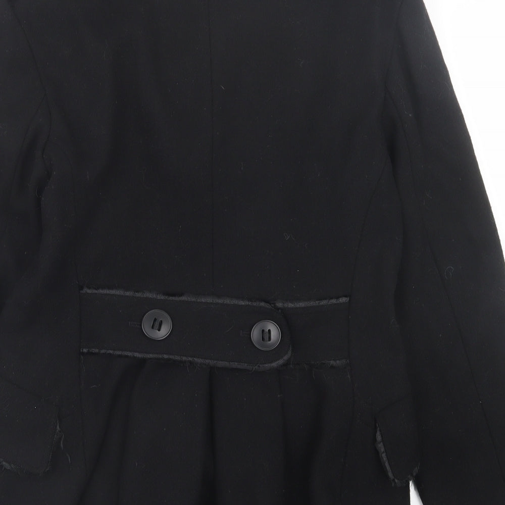 Mango Womens Black   Jacket  Size L  Button