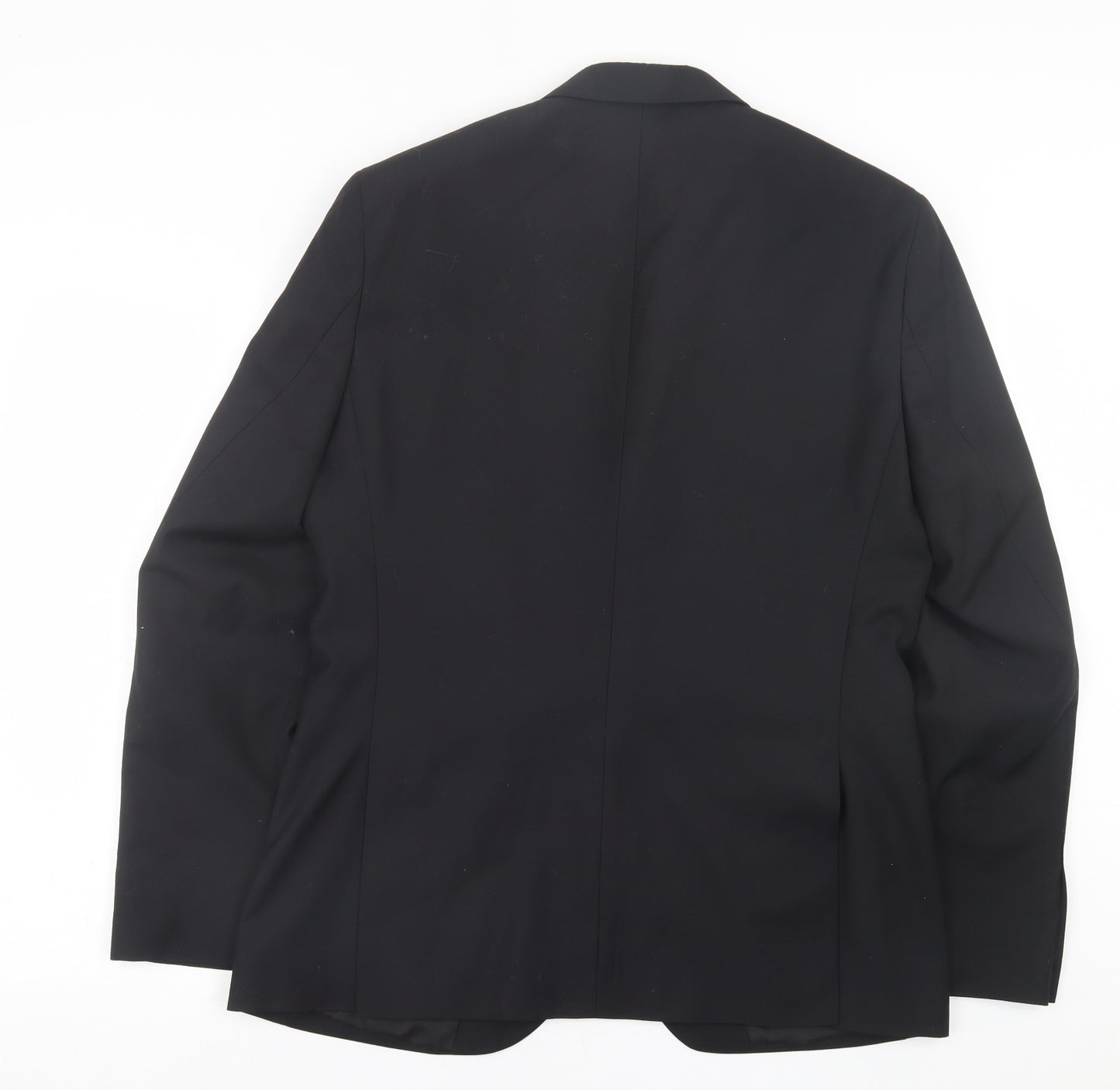 Burton Mens Black  Polyester Jacket Suit Jacket Size 42