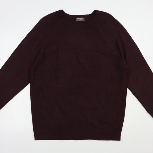 Primark Mens Purple Crew Neck  Polyester Pullover Jumper Size XL