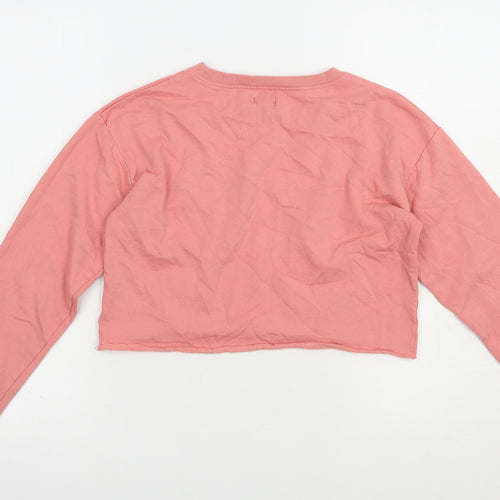 Studio Girls Pink  Cotton Pullover Sweatshirt Size 12-13 Years  Pullover - Love More