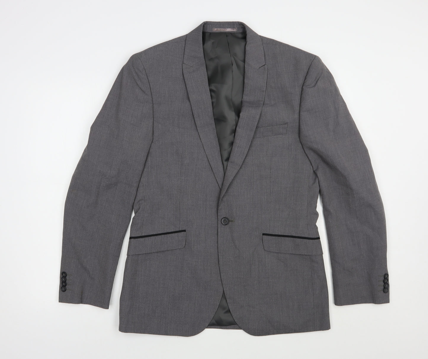 Taylor & Wright Mens Grey  Polyester Jacket Blazer Size 42