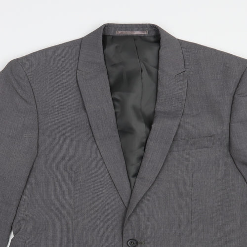 Taylor & Wright Mens Grey  Polyester Jacket Blazer Size 42