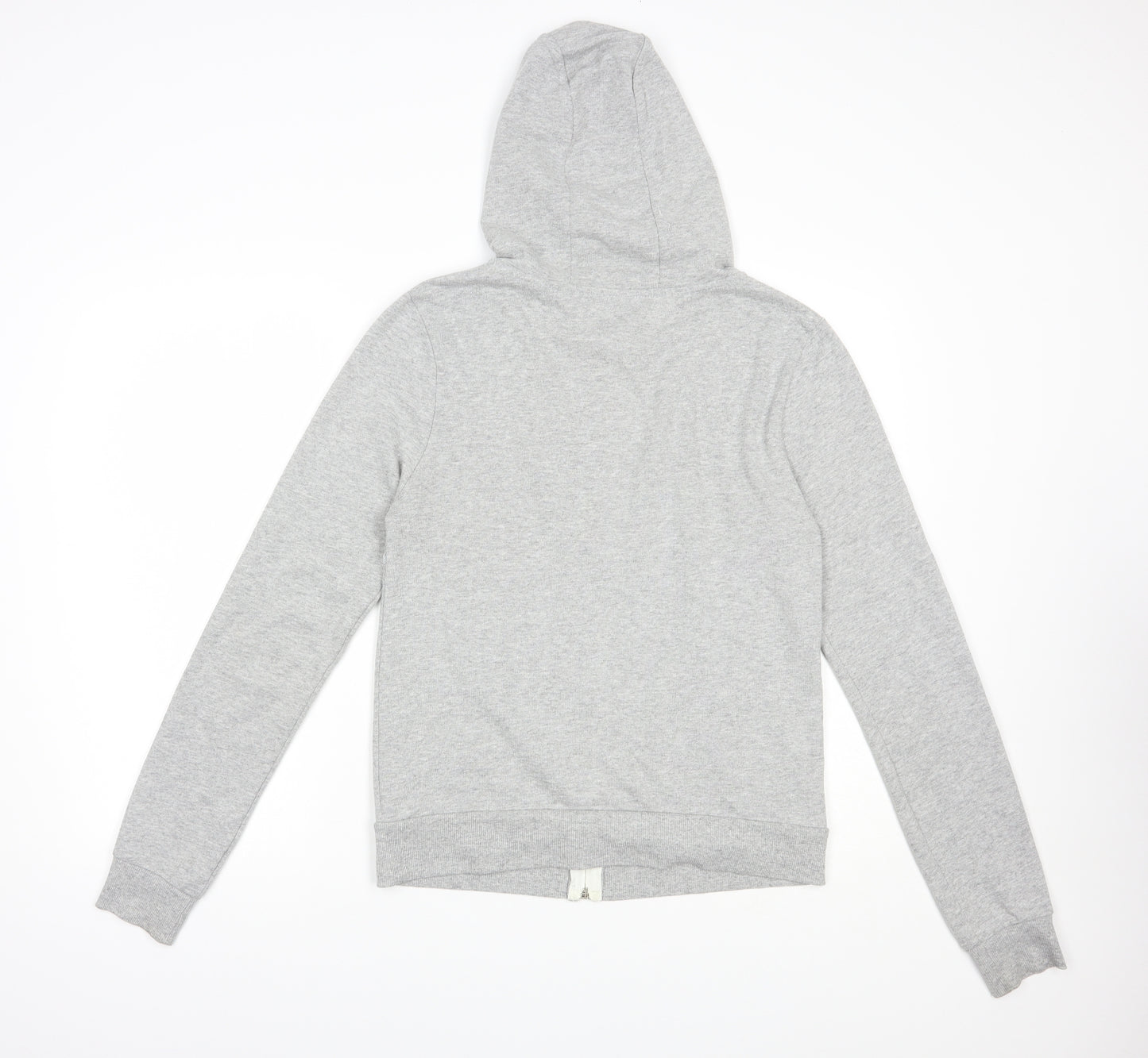 Atmosphere Womens Grey  Cotton Full Zip Hoodie Size 12  Zip